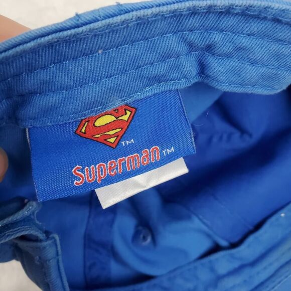 Superman Velcro Cap Blue Size Junior - Picture 3 of 9